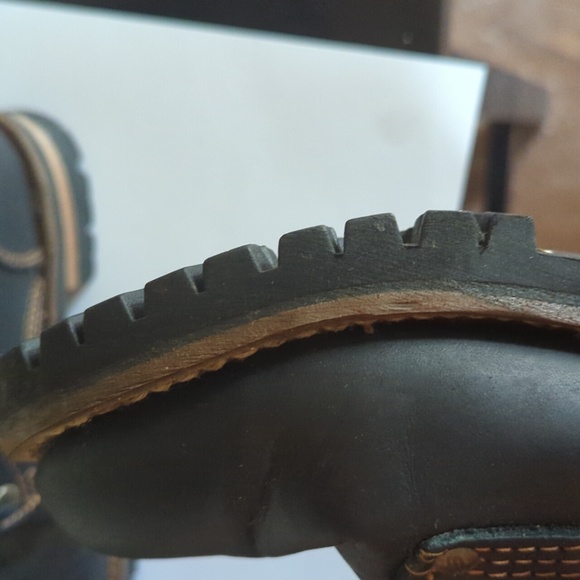 Vintage Y2K SKECHERS LARAMIE OIL RESISTANT Moto 90's BOOTS - Picture 6 of 8